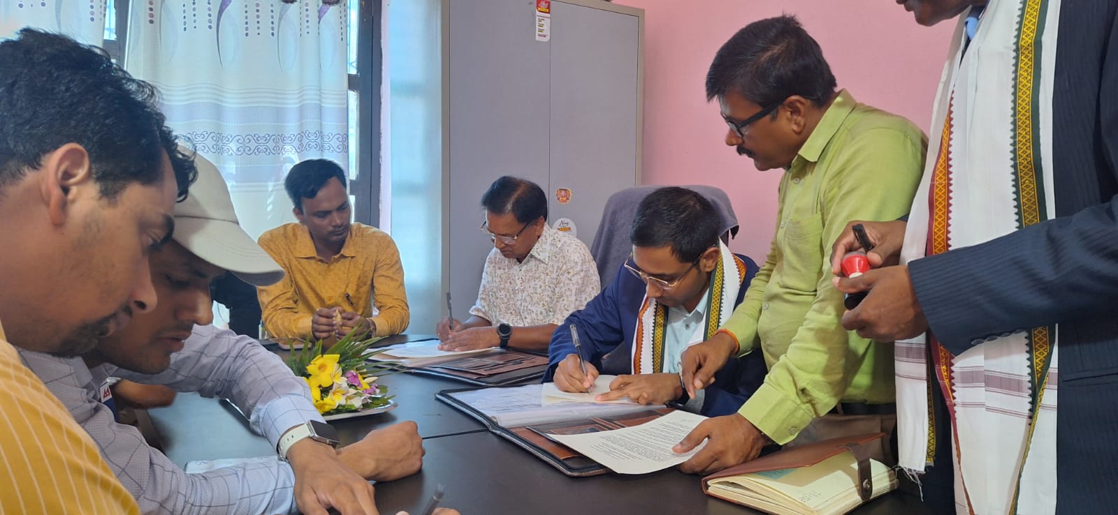 समझदारी पत्रमा हस्ताक्षर समारोह