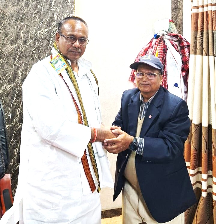 कुलपति तथा मधेश प्रदेश सरकारका मुख्यमन्त्री ज्यु संग भेटघाट